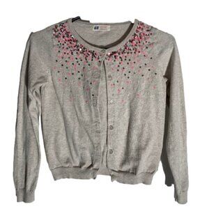 H&M Cardigan with sequence sweater size